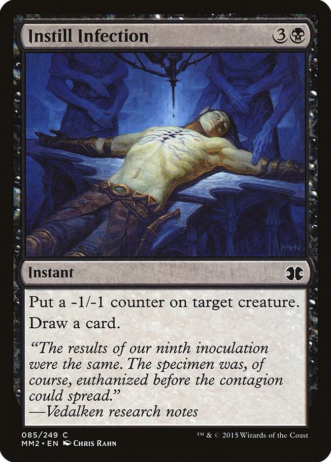 Instill Infection 85 card from Modern Masters 2015