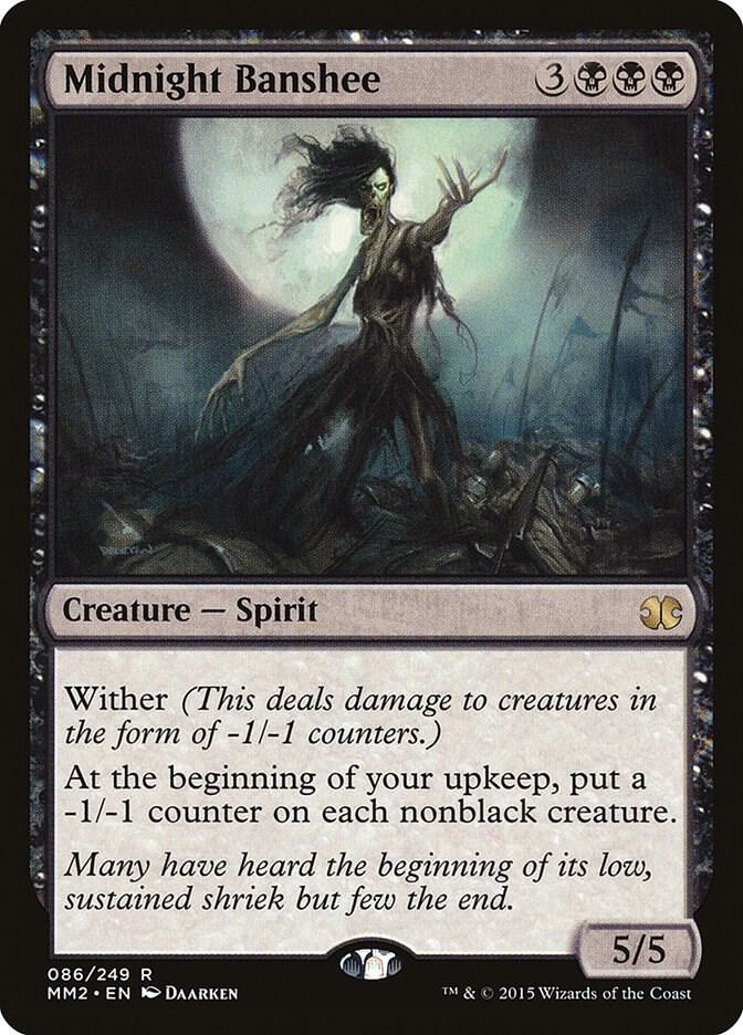 Midnight Banshee 86 card from Modern Masters 2015