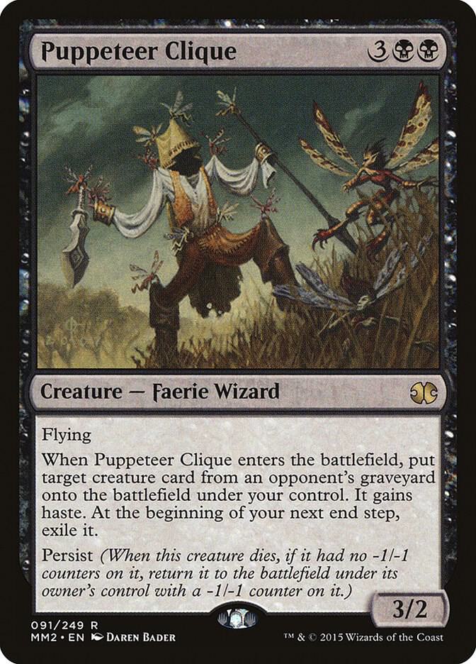 Puppeteer Clique 91 card from Modern Masters 2015