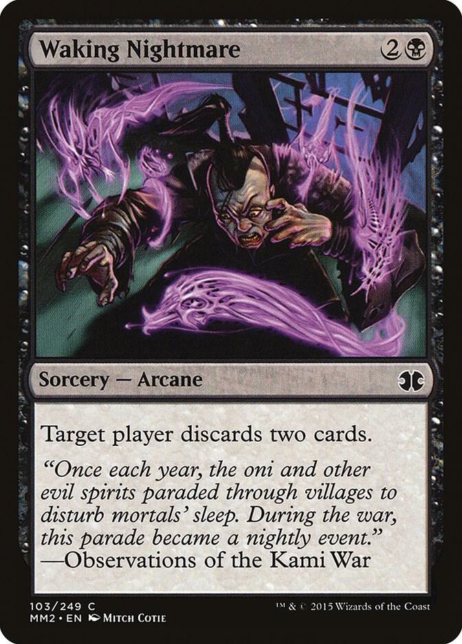 Waking Nightmare 103 card from Modern Masters 2015