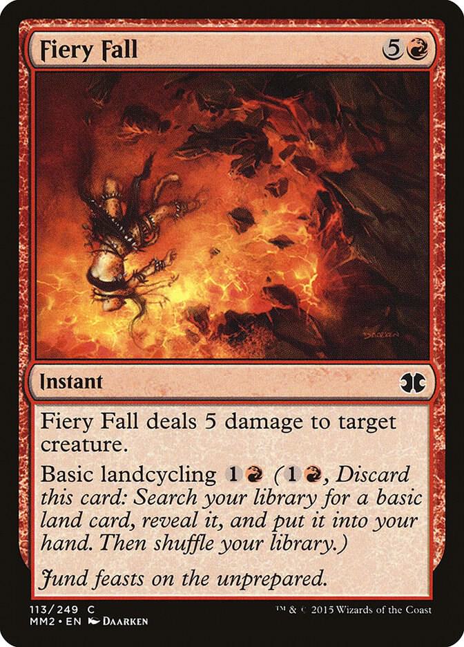 Fiery Fall 113 card from Modern Masters 2015