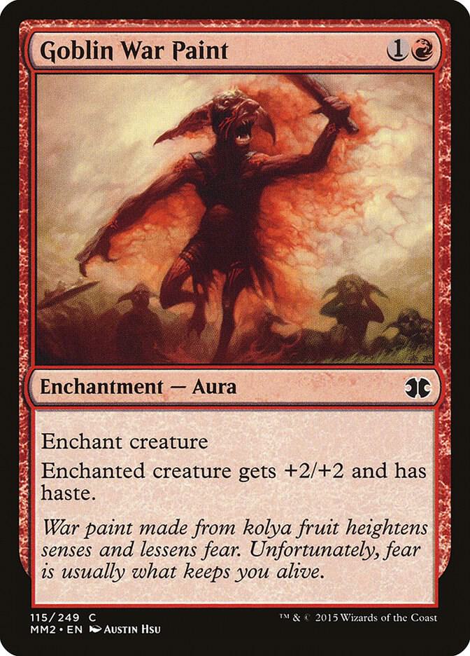 Goblin War Paint 115 card from Modern Masters 2015