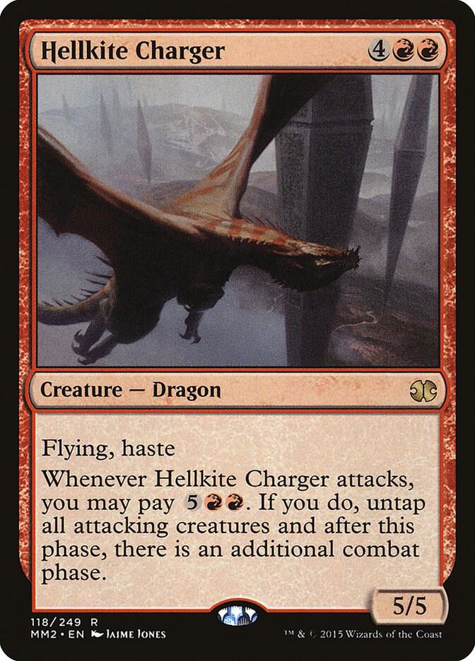 Hellkite Charger 118 card from Modern Masters 2015