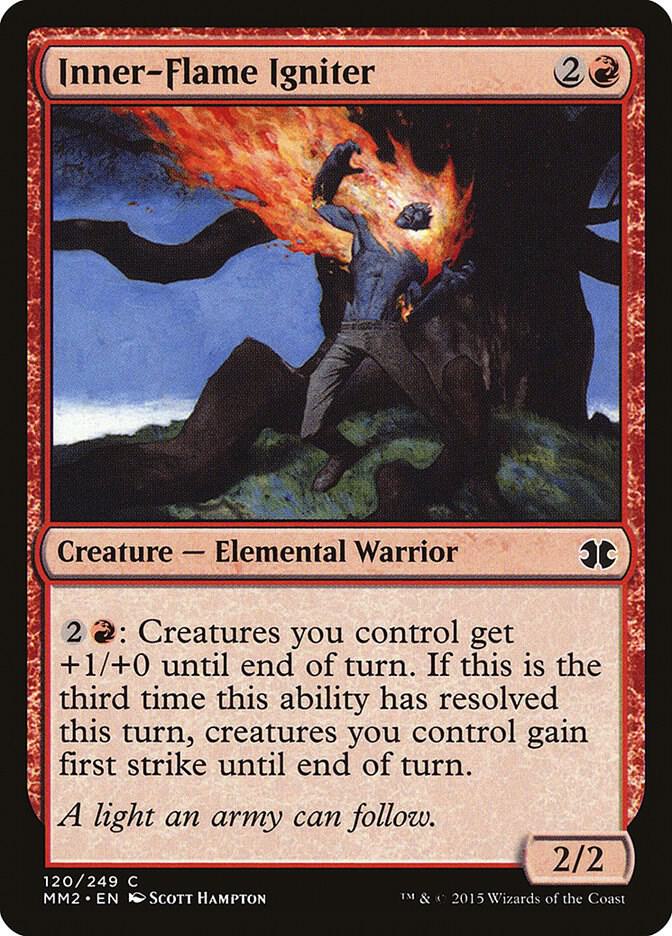 Inner-Flame Igniter 120 card from Modern Masters 2015