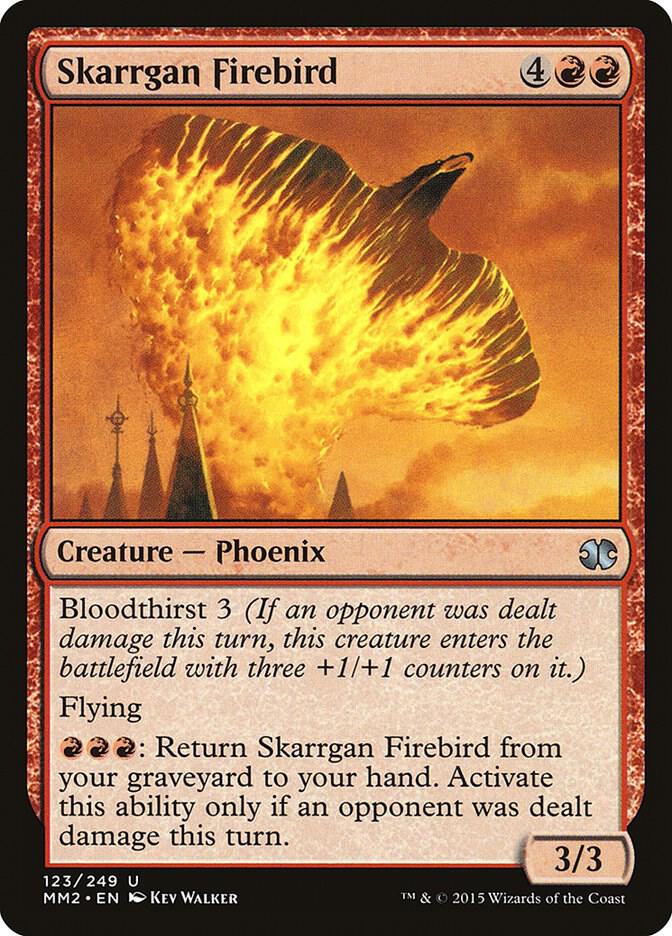 Skarrgan Firebird 123 card from Modern Masters 2015