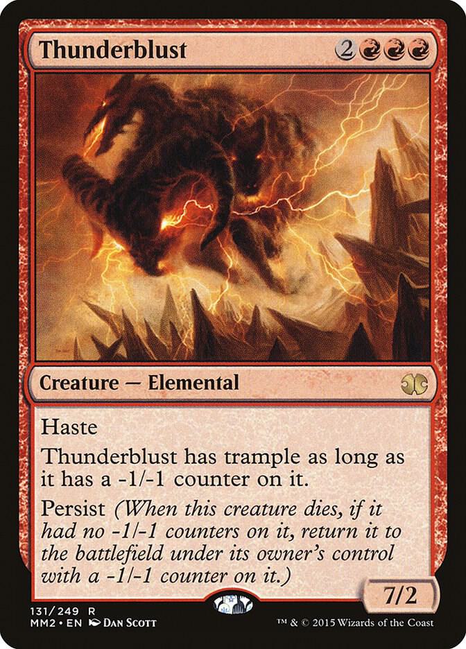 Thunderblust 131 card from Modern Masters 2015