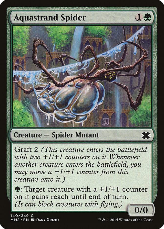 Aquastrand Spider 140 card from Modern Masters 2015