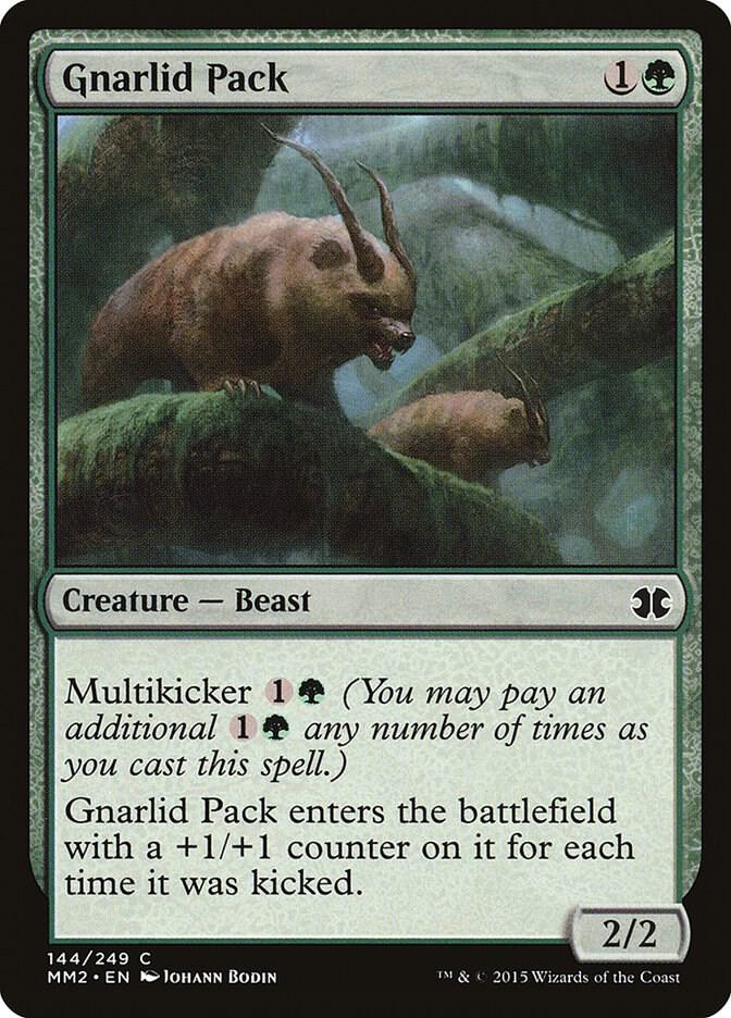 Gnarlid Pack 144 card from Modern Masters 2015