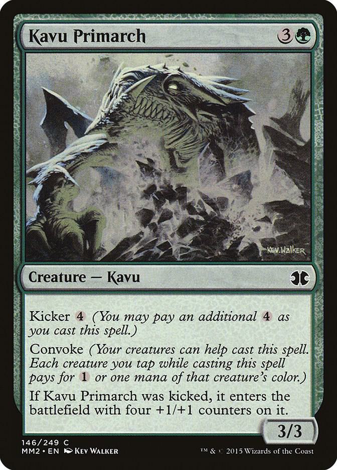 Kavu Primarch 146 card from Modern Masters 2015