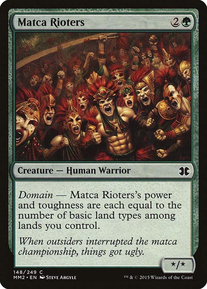 Matca Rioters 148 card from Modern Masters 2015