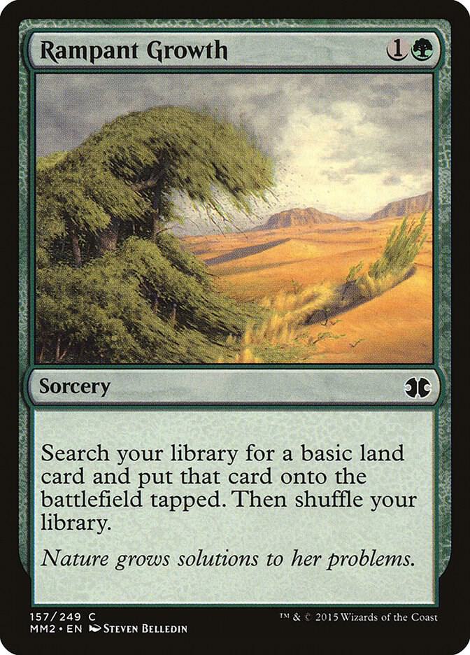 Rampant Growth 157 card from Modern Masters 2015