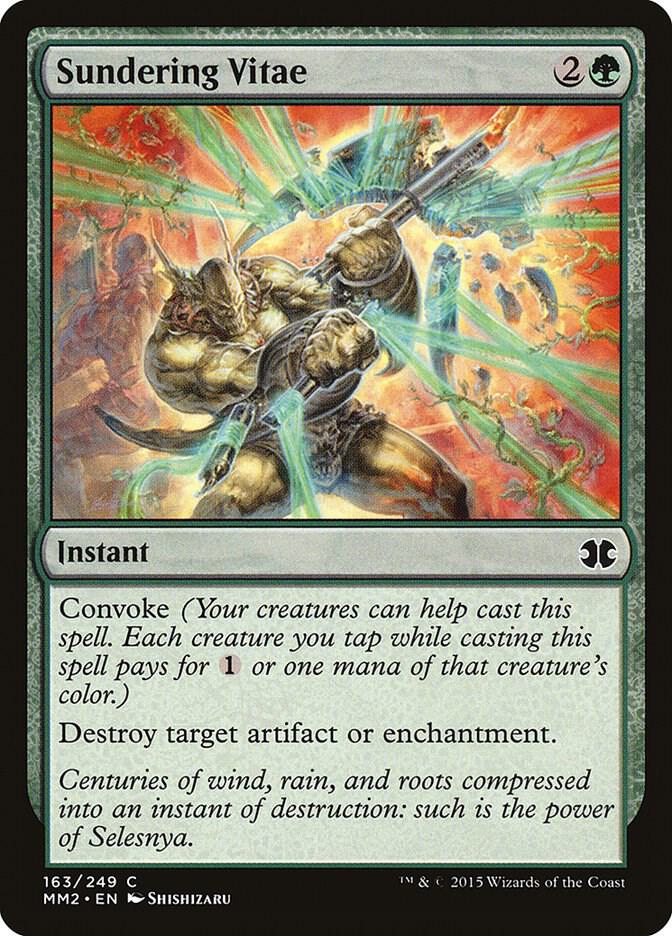 Sundering Vitae 163 card from Modern Masters 2015