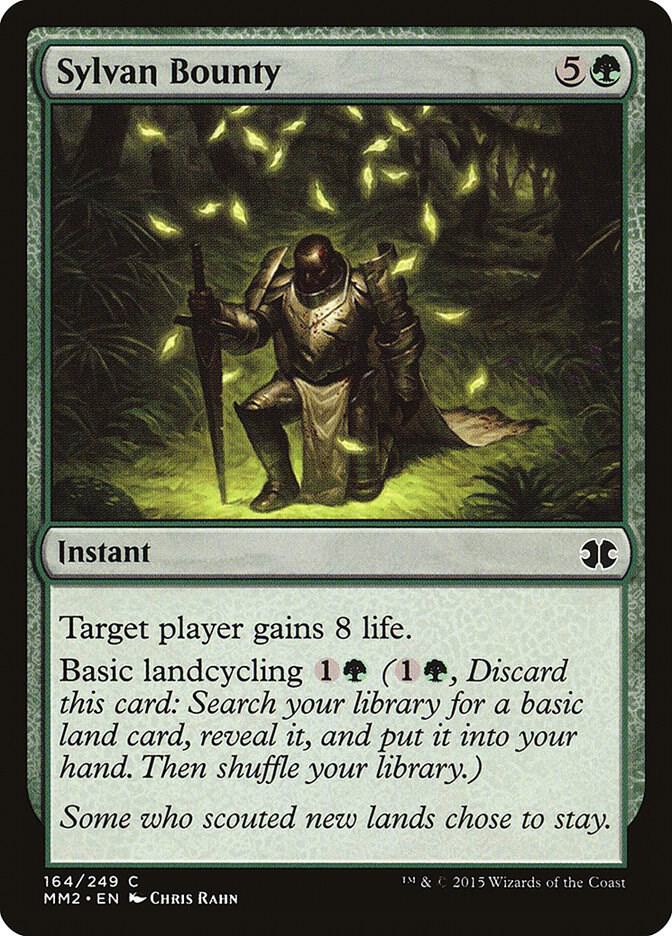 Sylvan Bounty 164 card from Modern Masters 2015