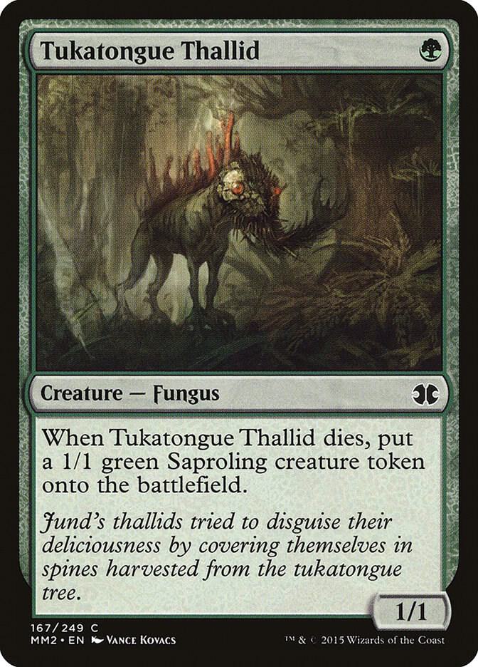 Tukatongue Thallid 167 card from Modern Masters 2015