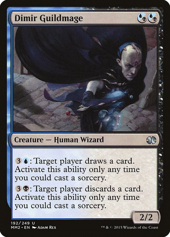 Dimir Guildmage 192 card from Modern Masters 2015