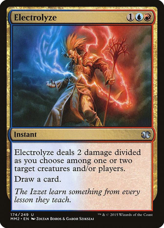 Electrolyze 174 card from Modern Masters 2015
