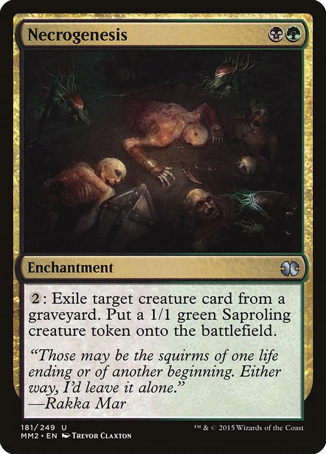 Necrogenesis 181 card from Modern Masters 2015