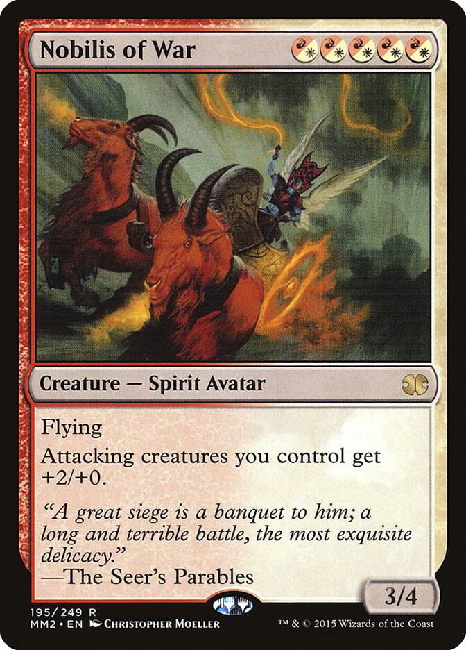 Nobilis of War 195 card from Modern Masters 2015