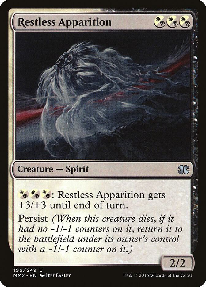 Restless Apparition 196 card from Modern Masters 2015