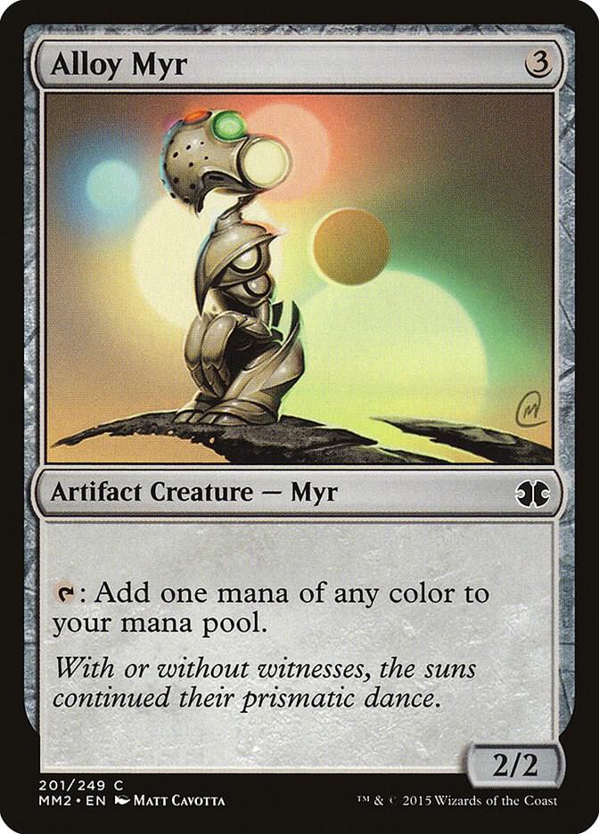 Alloy Myr 201 card from Modern Masters 2015