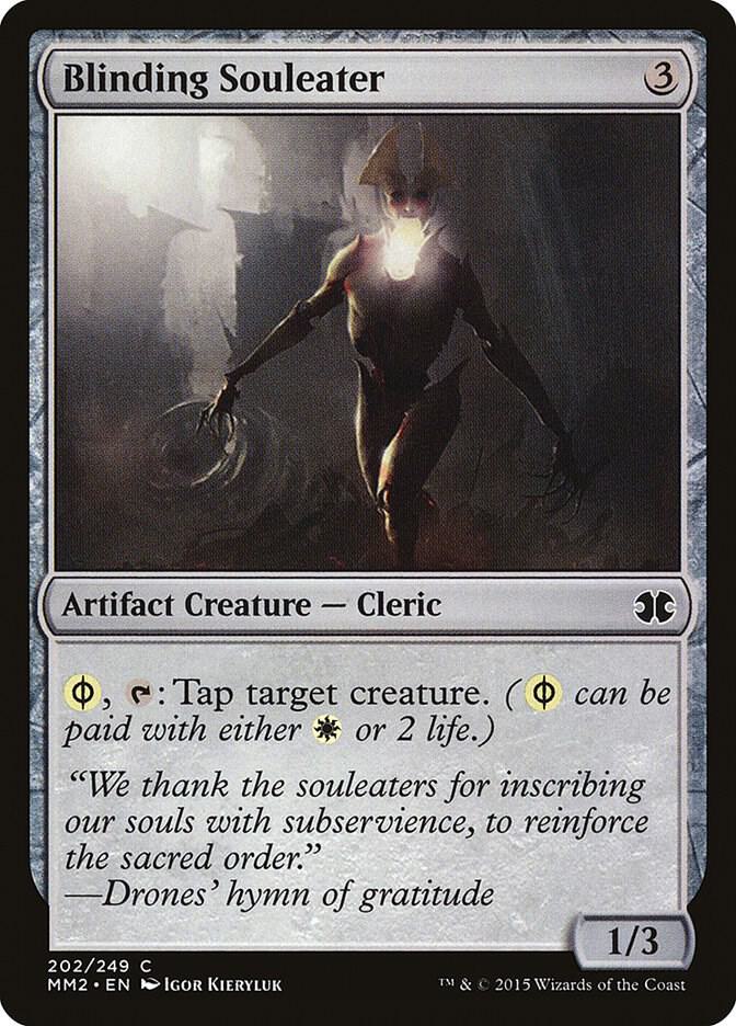 Blinding Souleater 202 card from Modern Masters 2015