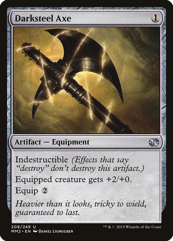 Darksteel Axe 208 card from Modern Masters 2015