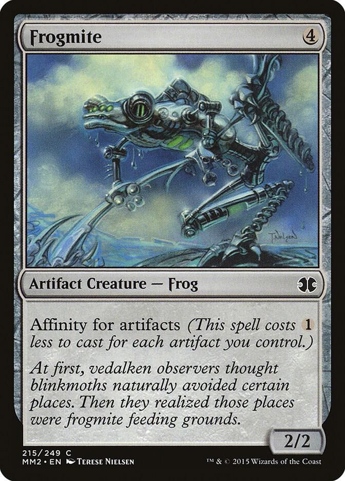 Frogmite 215 card from Modern Masters 2015