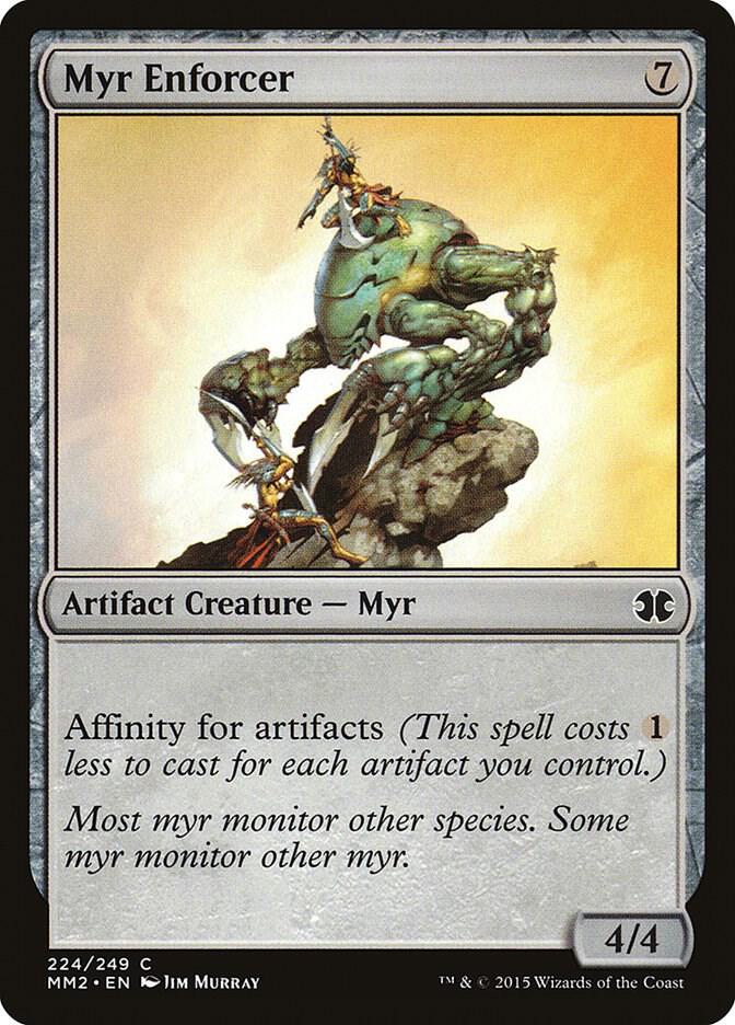 Myr Enforcer 224 card from Modern Masters 2015