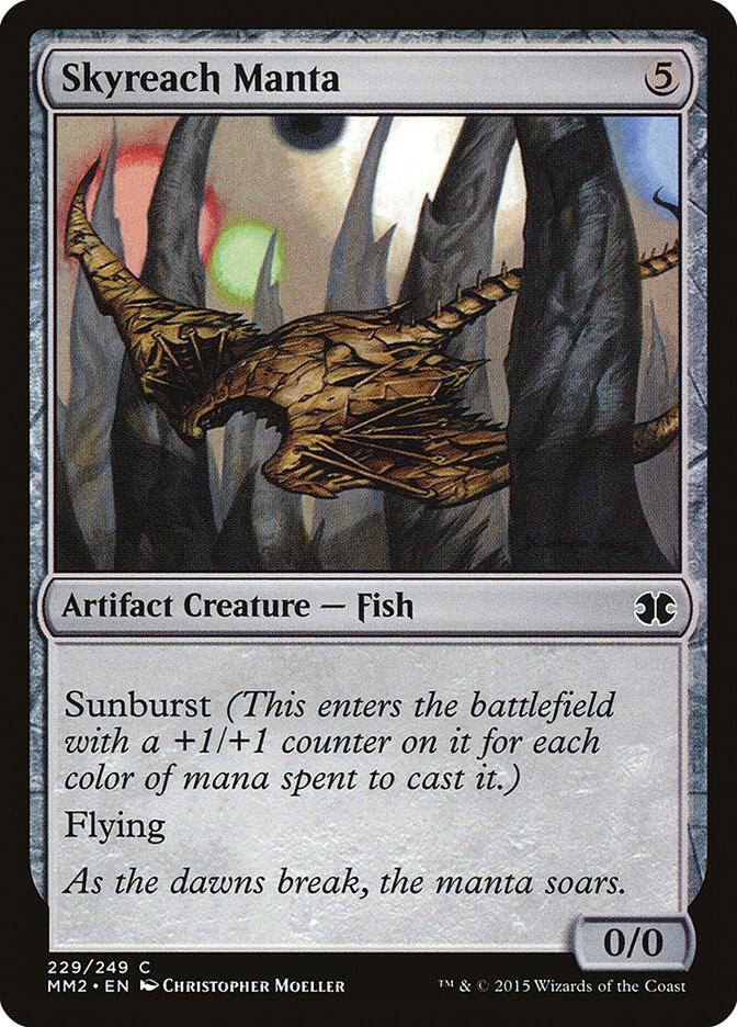 Skyreach Manta 229 card from Modern Masters 2015
