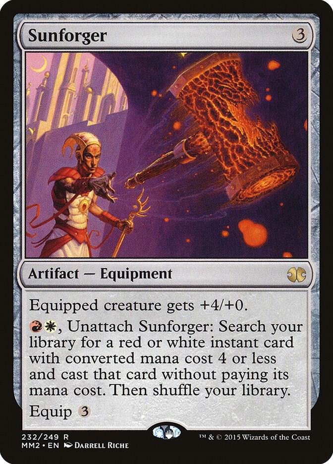 Sunforger 232 card from Modern Masters 2015