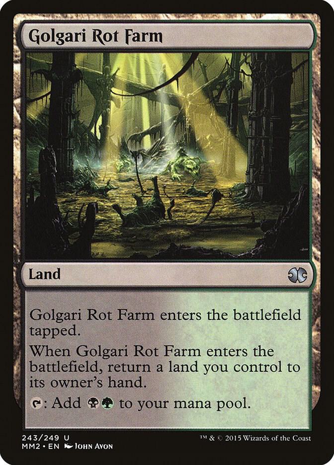 Golgari Rot Farm 243 card from Modern Masters 2015