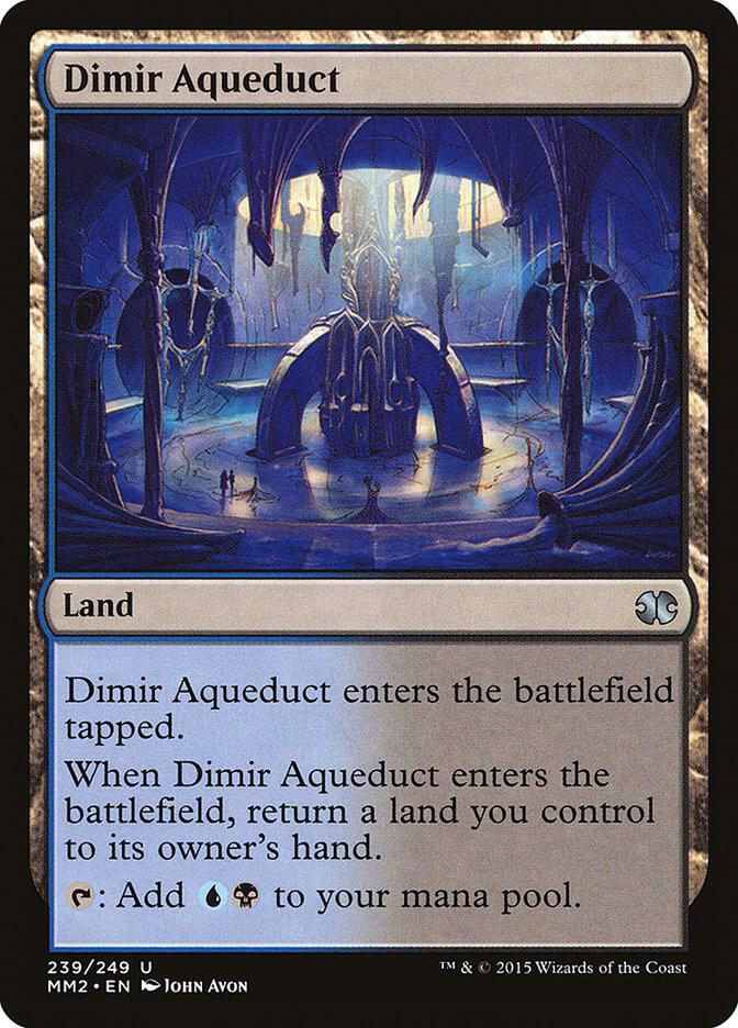 Dimir Aqueduct 239 card from Modern Masters 2015