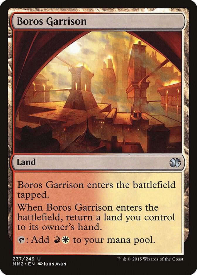 Boros Garrison 237 card from Modern Masters 2015