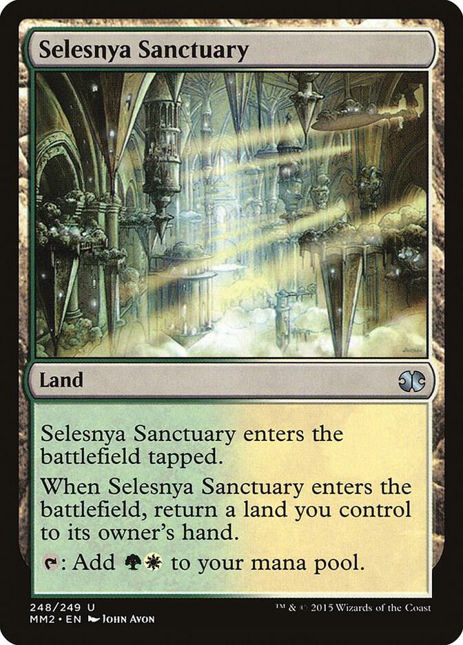 Selesnya Sanctuary 248 card from Modern Masters 2015