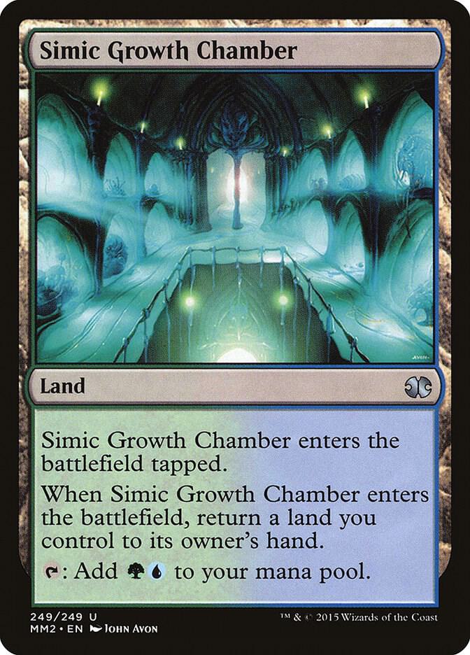 Simic Growth Chamber 249 card from Modern Masters 2015