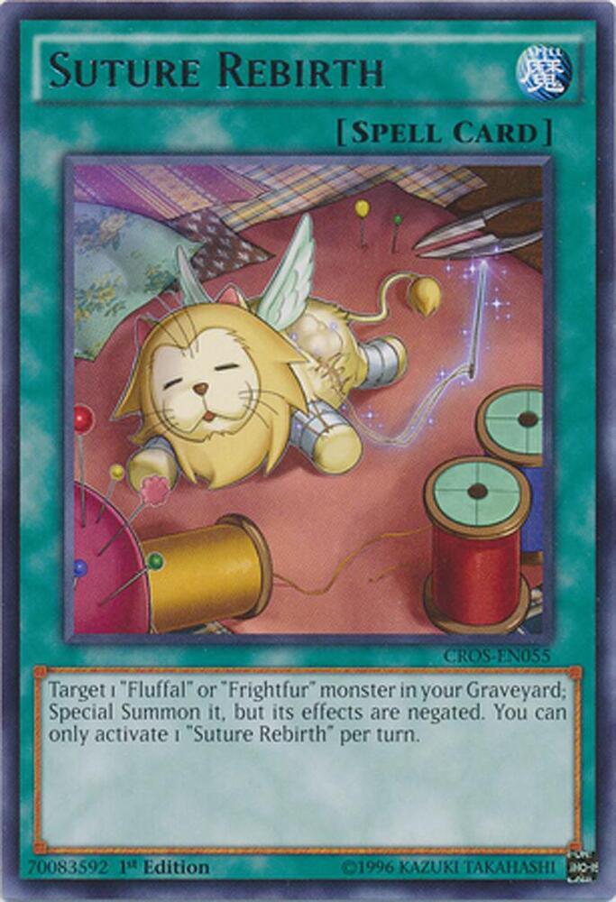 Suture Rebirth CROS-EN055 card from Crossed Souls