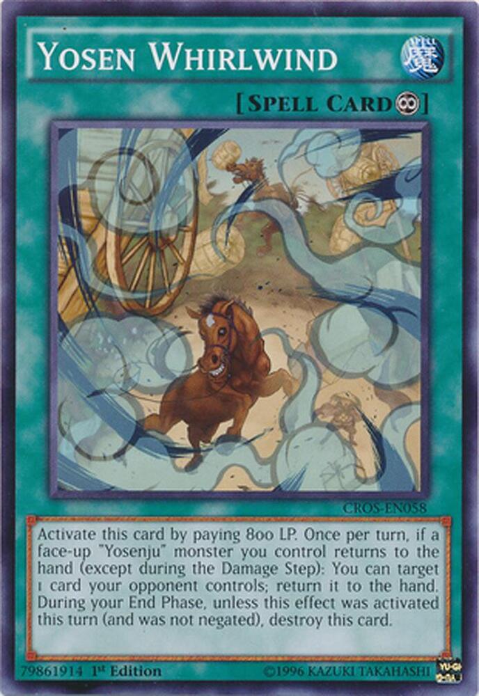 Yosen Whirlwind CROS-EN058 card from Crossed Souls