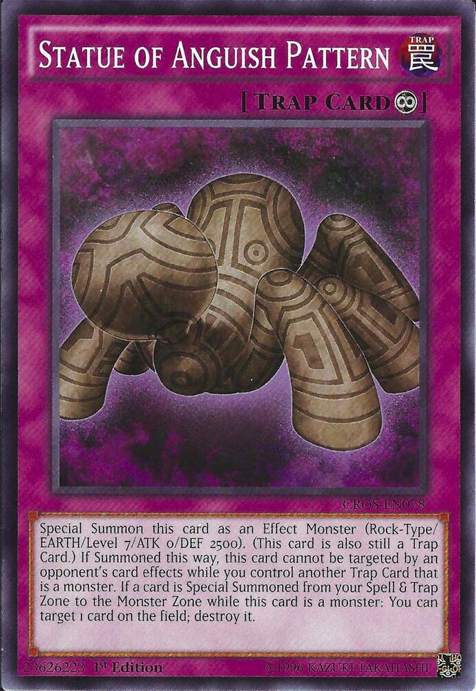 Statue of Anguish Pattern CROS-EN078 card from Crossed Souls