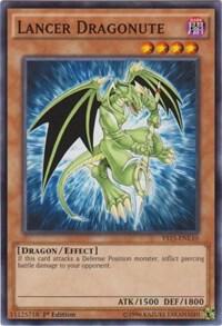 Lancer Dragonute YS15-ENL10 card from Starter Deck: Dark Legion