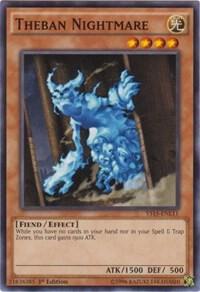 Theban Nightmare YS15-ENL11 card from Starter Deck: Dark Legion