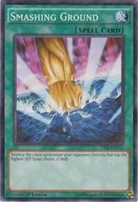 Smashing Ground (Shatterfoil) YS15-ENL15 card from Starter Deck: Dark Legion