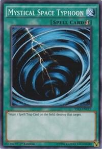 Mystical Space Typhoon YS15-ENL17 card from Starter Deck: Dark Legion