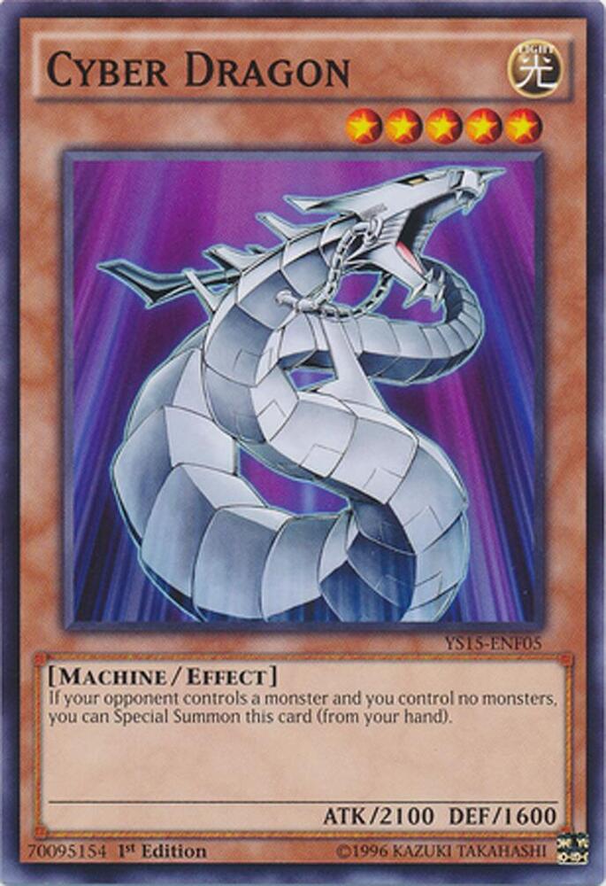 Cyber Dragon YS15-ENF05 card from Starter Deck: Saber Force