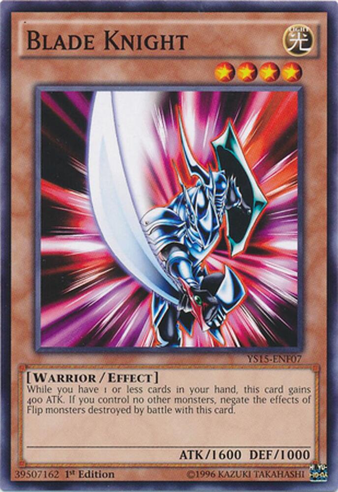 Blade Knight YS15-ENF07 card from Starter Deck: Saber Force