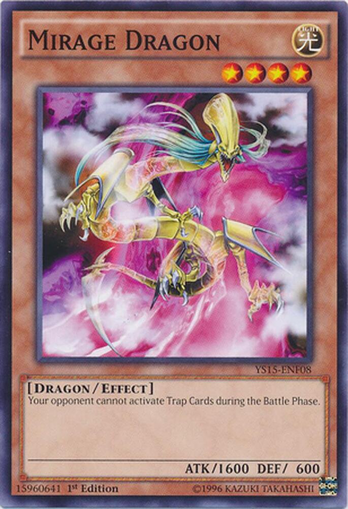 Mirage Dragon YS15-ENF08 card from Starter Deck: Saber Force