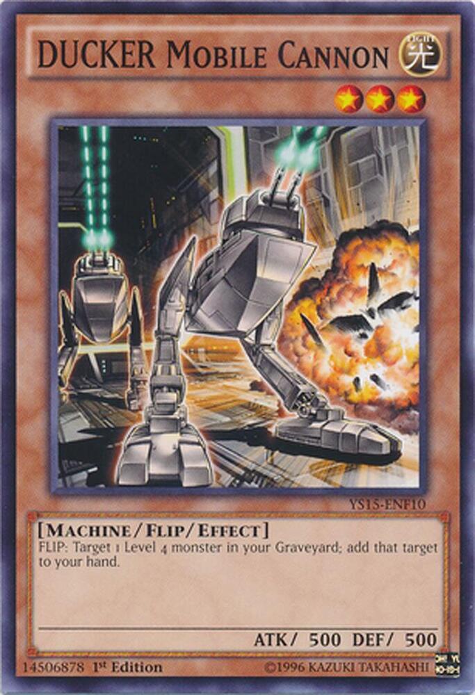 DUCKER Mobile Cannon YS15-ENF10 card from Starter Deck: Saber Force
