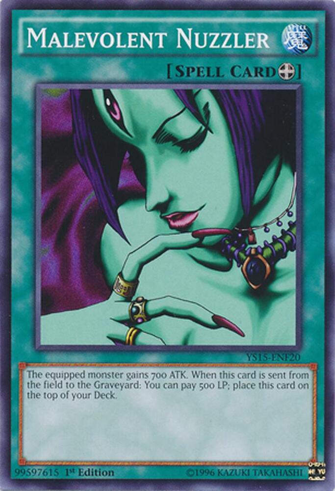 Malevolent Nuzzler YS15-ENF20 card from Starter Deck: Saber Force