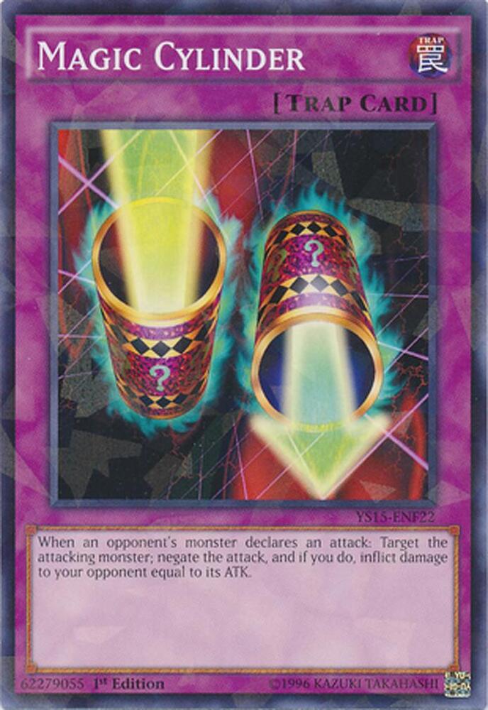 Magic Cylinder (Shatterfoil) YS15-ENF22 card from Starter Deck: Saber Force