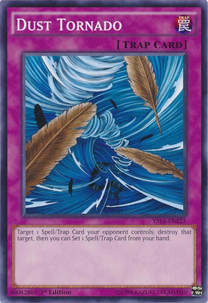 Dust Tornado YS15-ENF25 card from Starter Deck: Saber Force