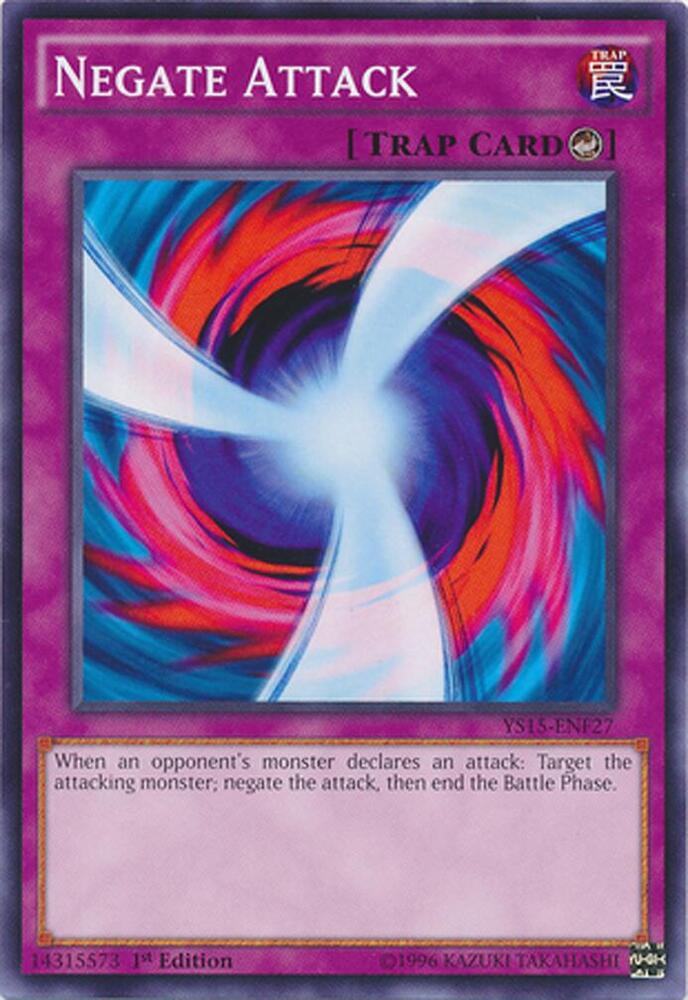 Negate Attack YS15-ENF27 card from Starter Deck: Saber Force